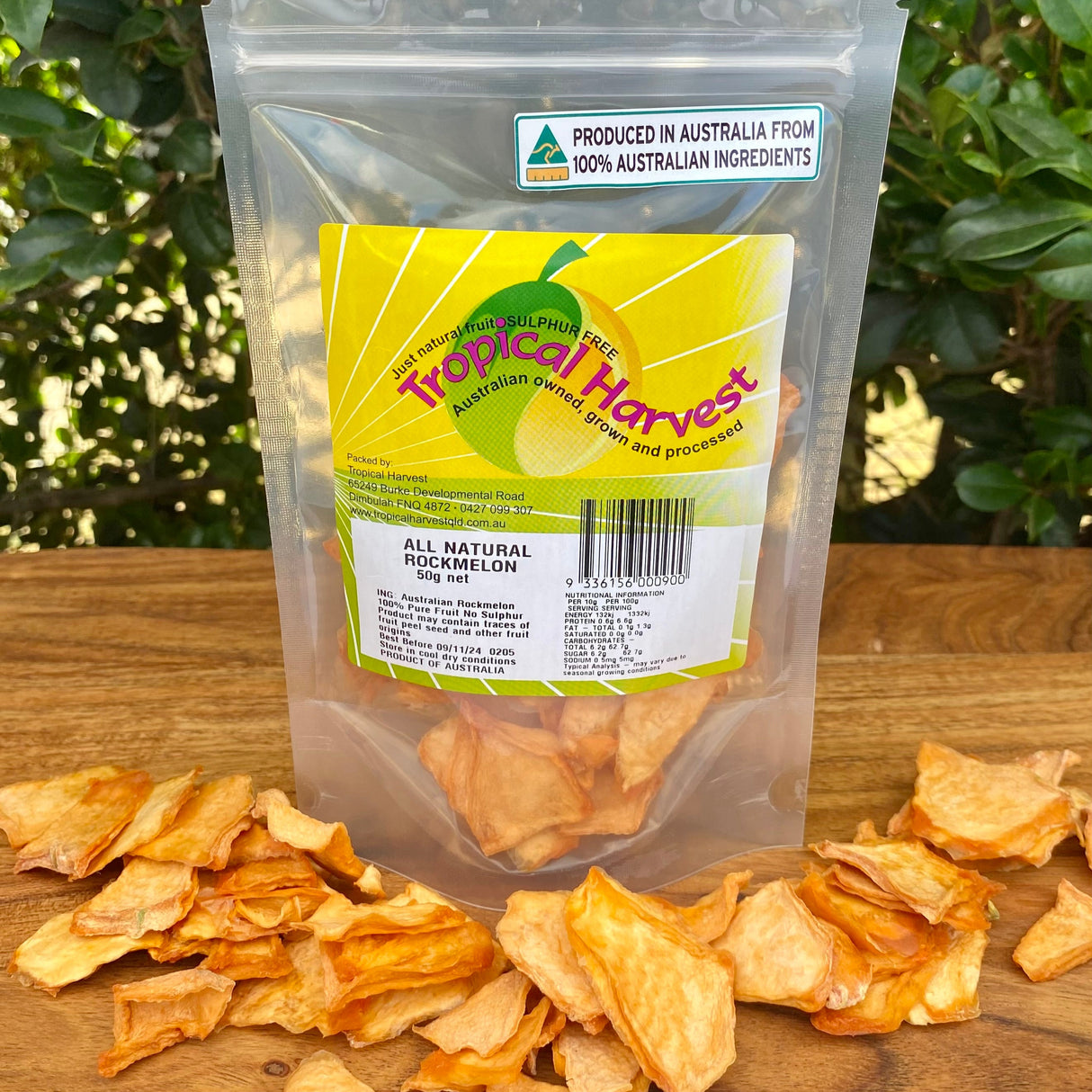 Australian Dried Rockmelon (Cantaloupe)