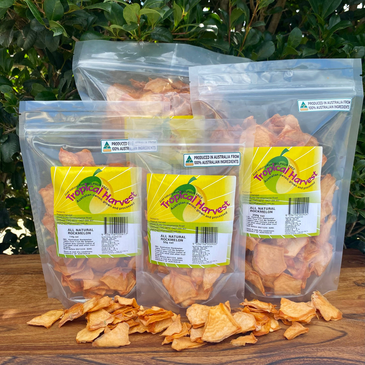 Australian Dried Rockmelon (Cantaloupe)