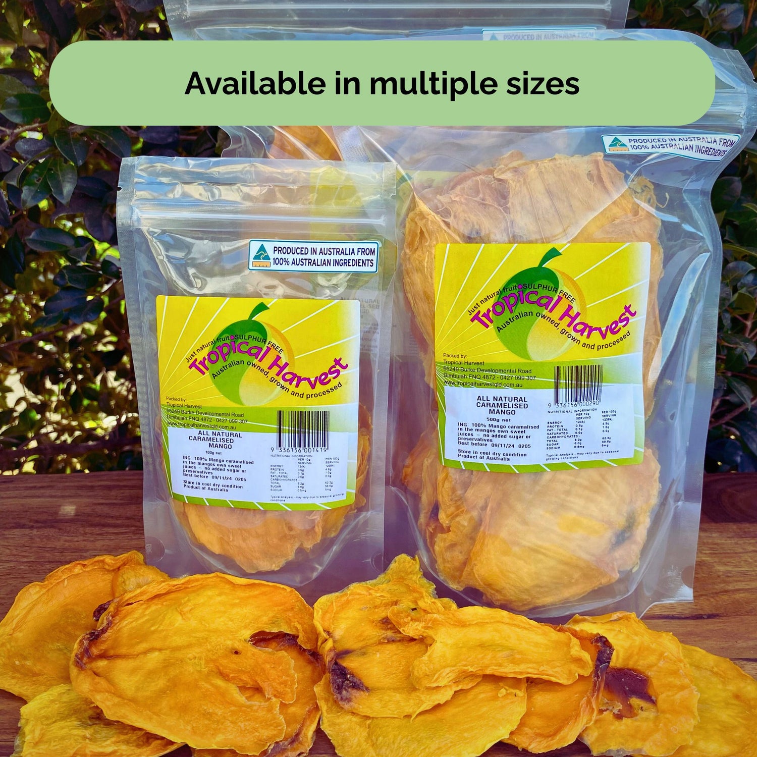 Australian Dried Caramelised Mango