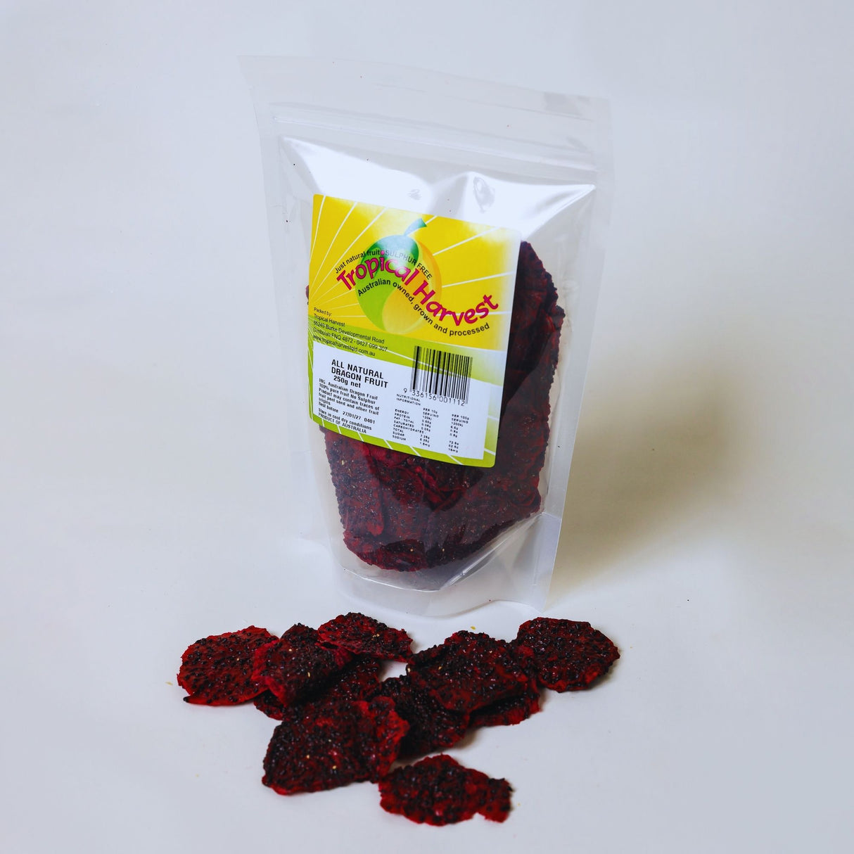 Dried dragon fruit snack pack ready to eat healthy fruit Australia