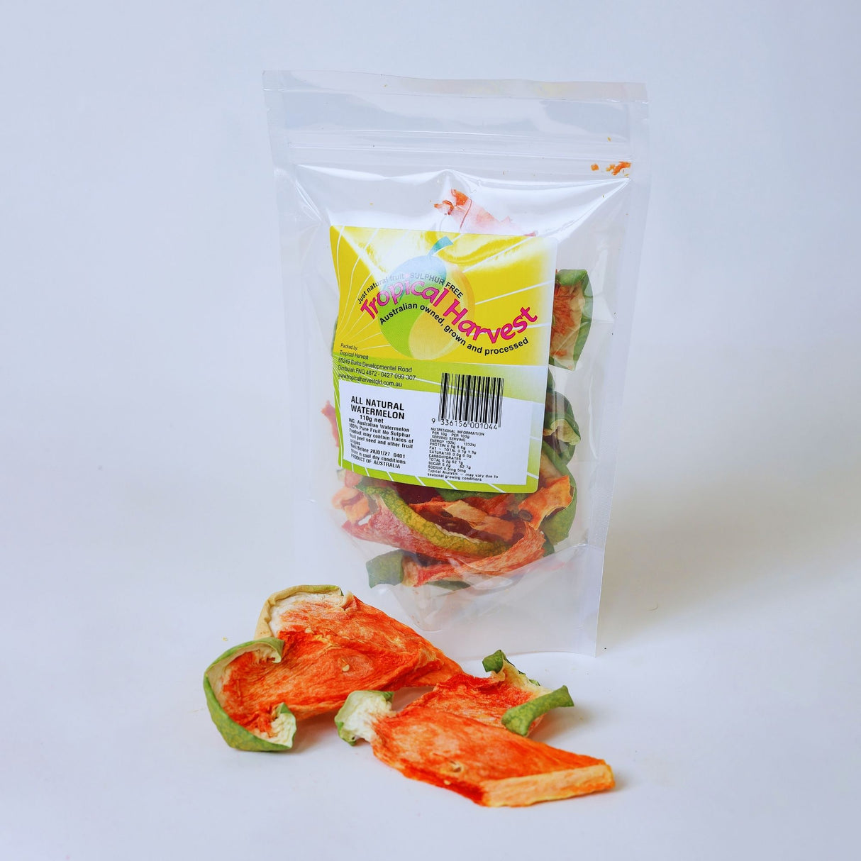 110g dried watermelon snack pack ready to eat fruit Australia