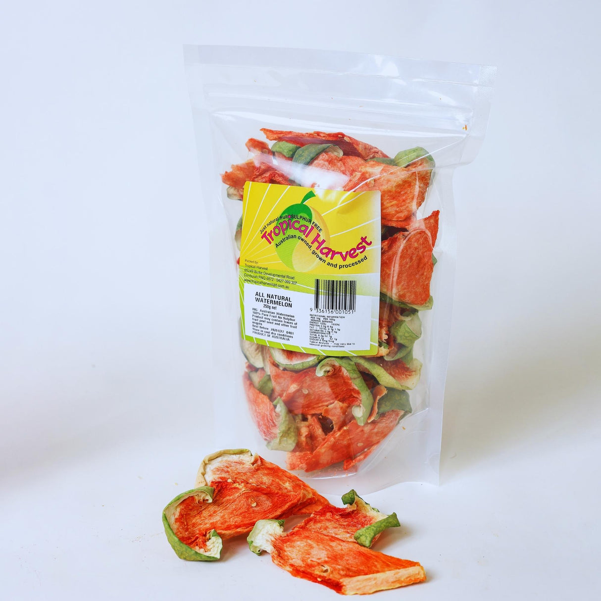 250g dried watermelon better value fruit snack pack Australia