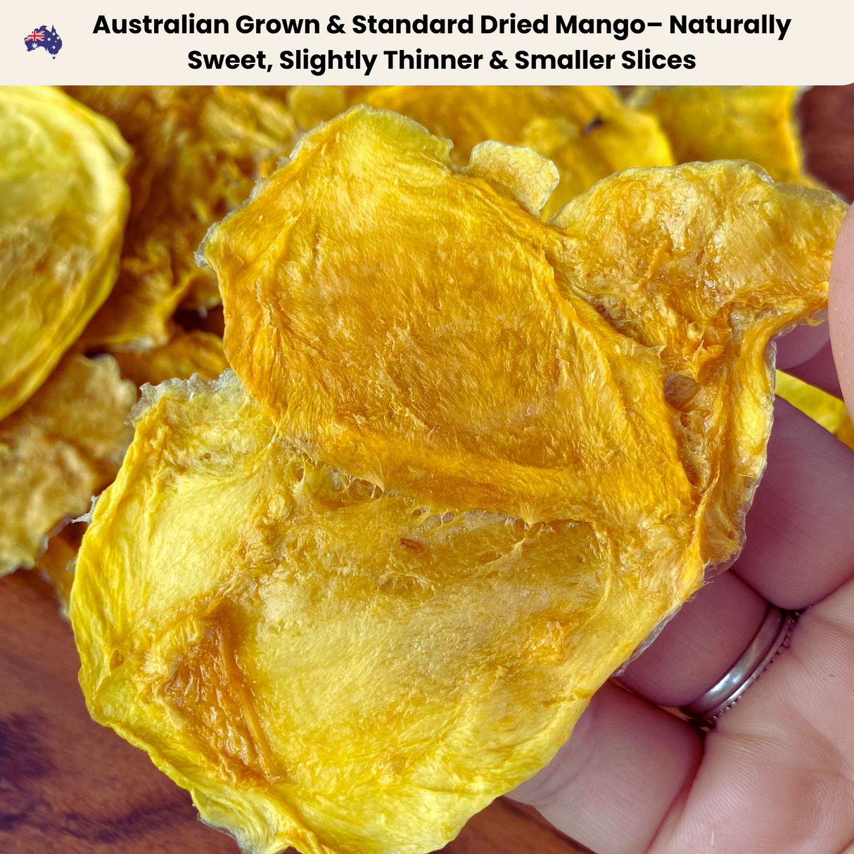 4.5kg Bulk Australian Standard Dried Mango – Single Non-Resealable Bag (Includes Postage)