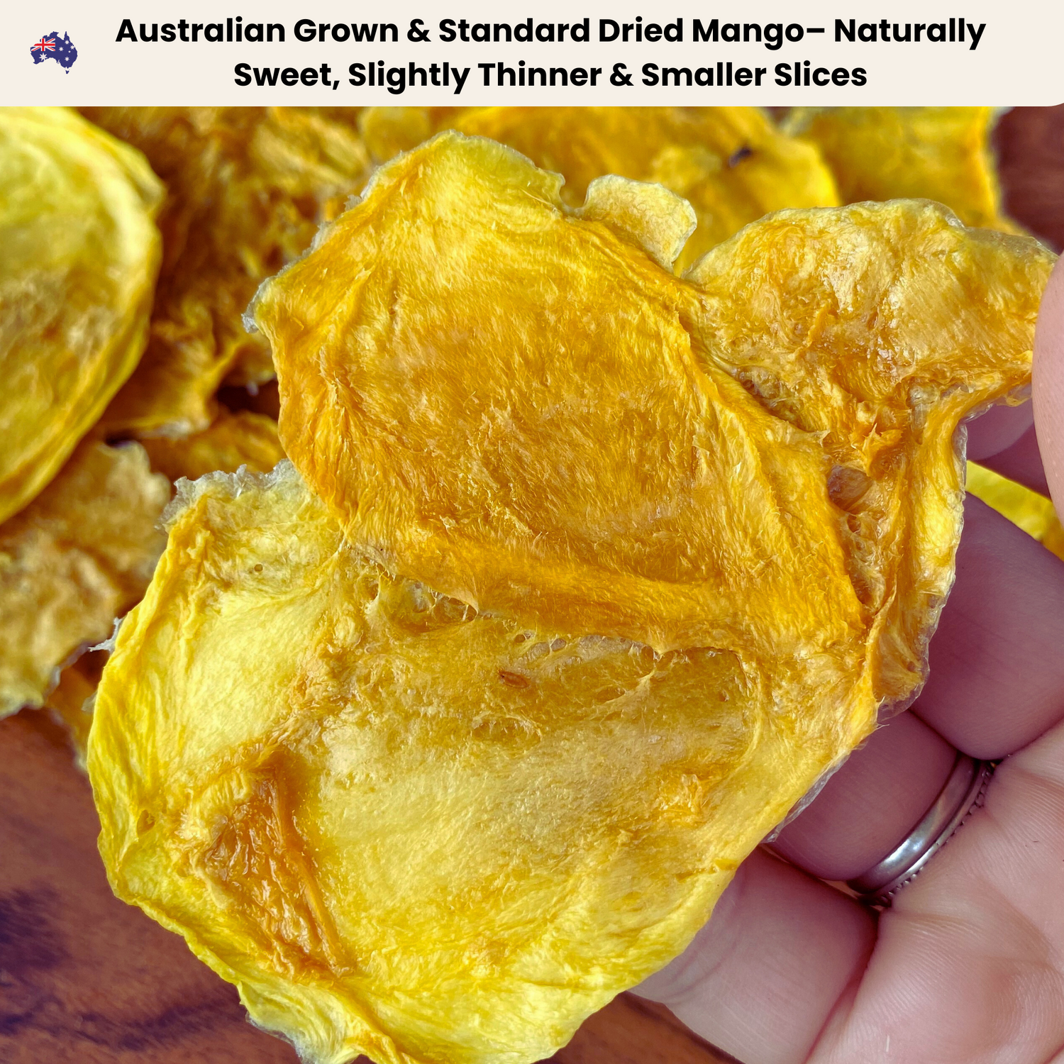 4.5kg Bulk Australian Standard Dried Mango – Single Non-Resealable Bag (Includes Postage)