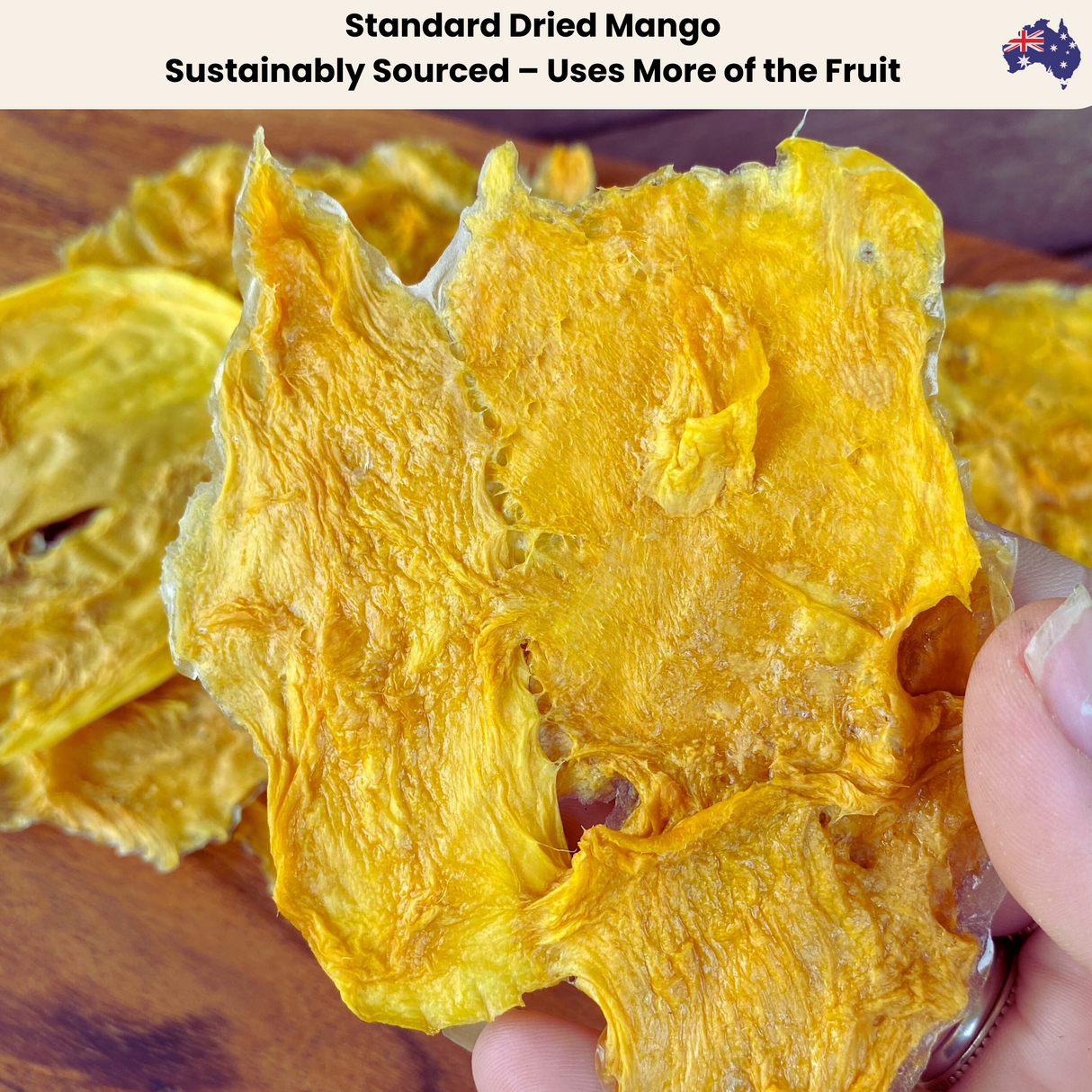 4.5kg Bulk Australian Standard Dried Mango – Single Non-Resealable Bag (Includes Postage)