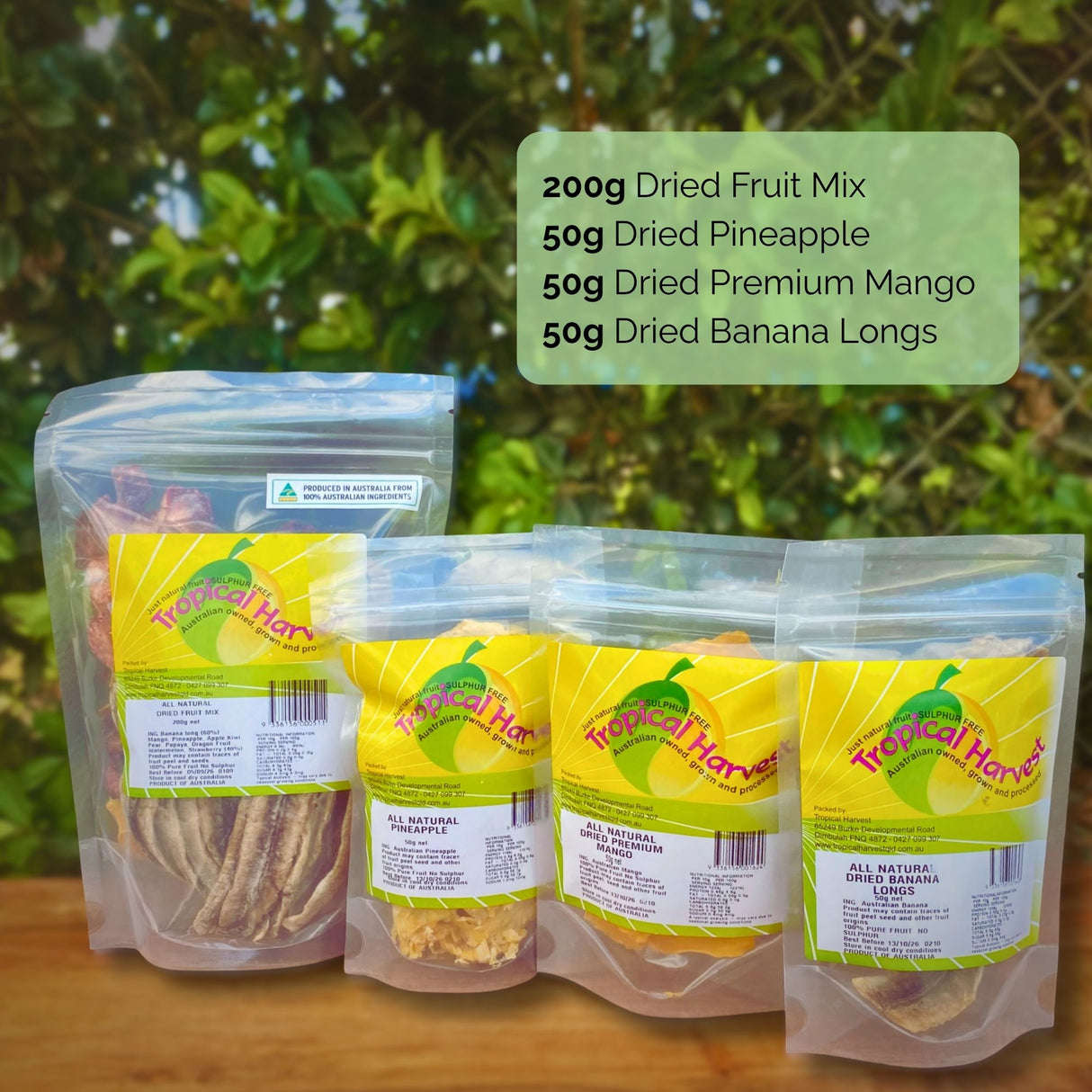 Dried Australian Fruit Sample Pack