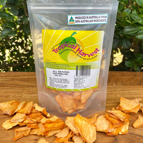 Australian Dried Rockmelon (Cantaloupe)