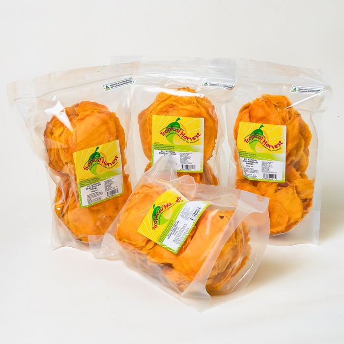 Australian dried mango bulk pack 4 x 1kg resealable bags.