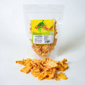 150g pack of Tropical Harvest Australian dried pineapple pieces
