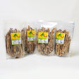 Bulk Australian dried banana long 4kg pack containing four 1kg resealable bags