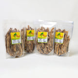 Bulk Australian dried banana long 4kg pack containing four 1kg resealable bags
