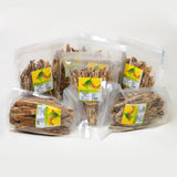 Bulk Australian dried banana long 7kg pack with seven 1kg resealable bags