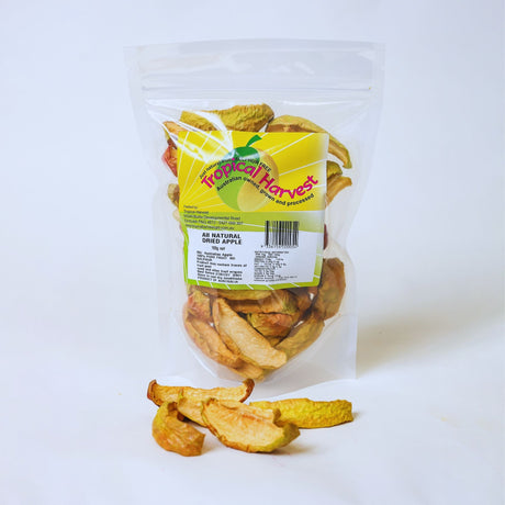 150g pack of dried apple slices for healthy snacking and lunchbox use