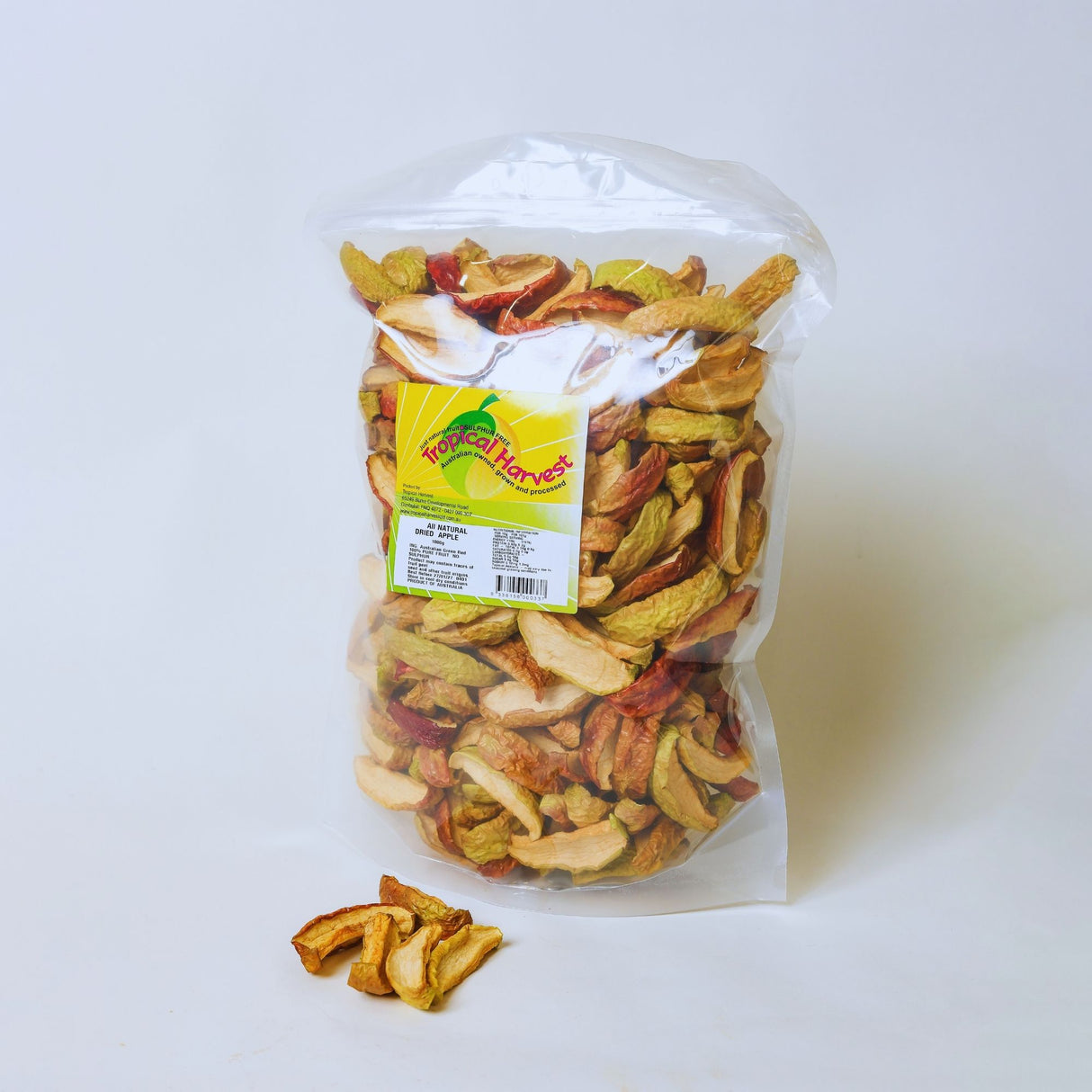 1kg bulk pack of dried apple slices for families events and large batches