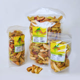 Dried apple slices available in 150g 350g and 1kg packs for snacking and everyday use