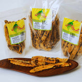 Dried banana passionfruit available in 180g 450g and 1kg packs for different snacking needs