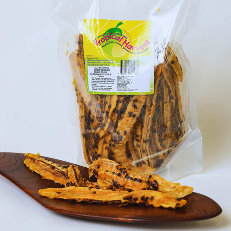 1kg dried banana passionfruit bulk pack for regular healthy snacking