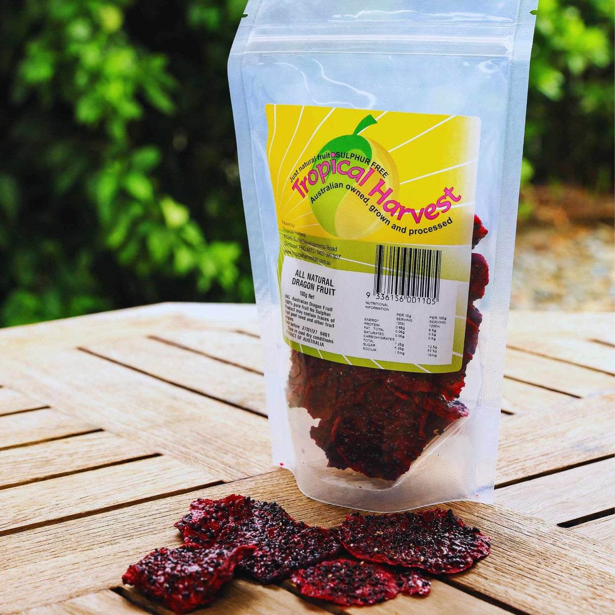Dried dragon fruit snack pack ready to eat healthy fruit Australia