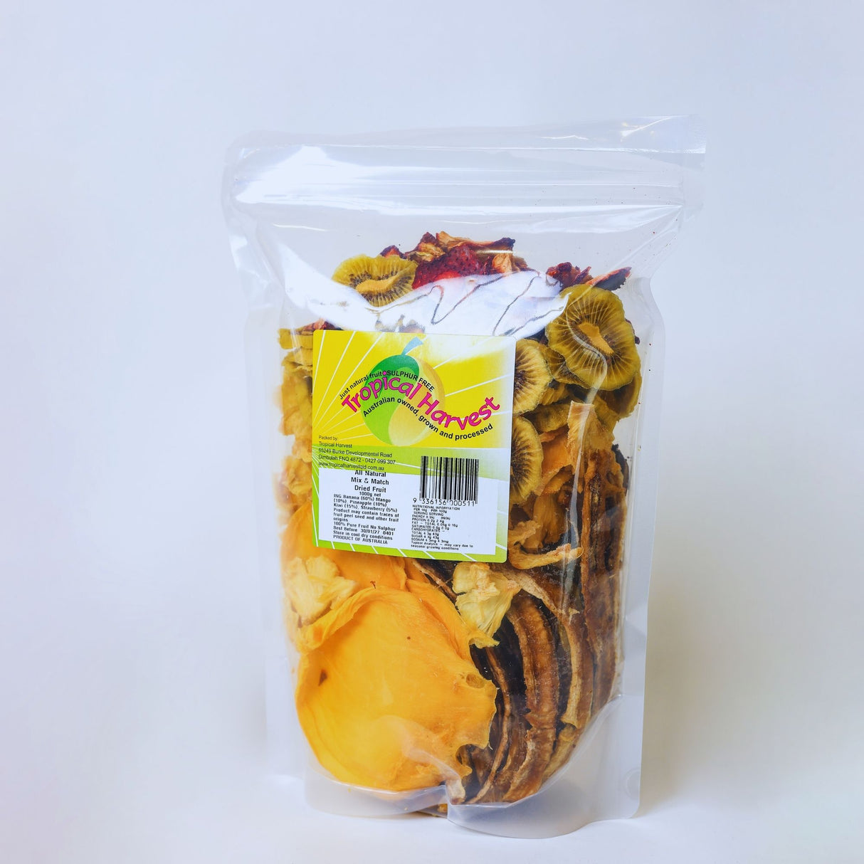 1kg custom dried fruit mix large pack with personalised fruit selection for stocking up