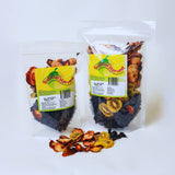 Dried fruit mix available in 230g and 500g packs with kiwi strawberry and blueberry