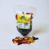 230g pack of dried fruit mix with kiwi strawberry and blueberry for healthy snacking