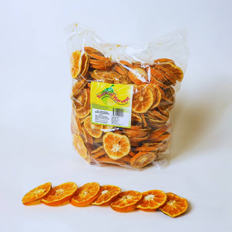 1kg bulk pack of dried mandarin slices for events baking and large batches