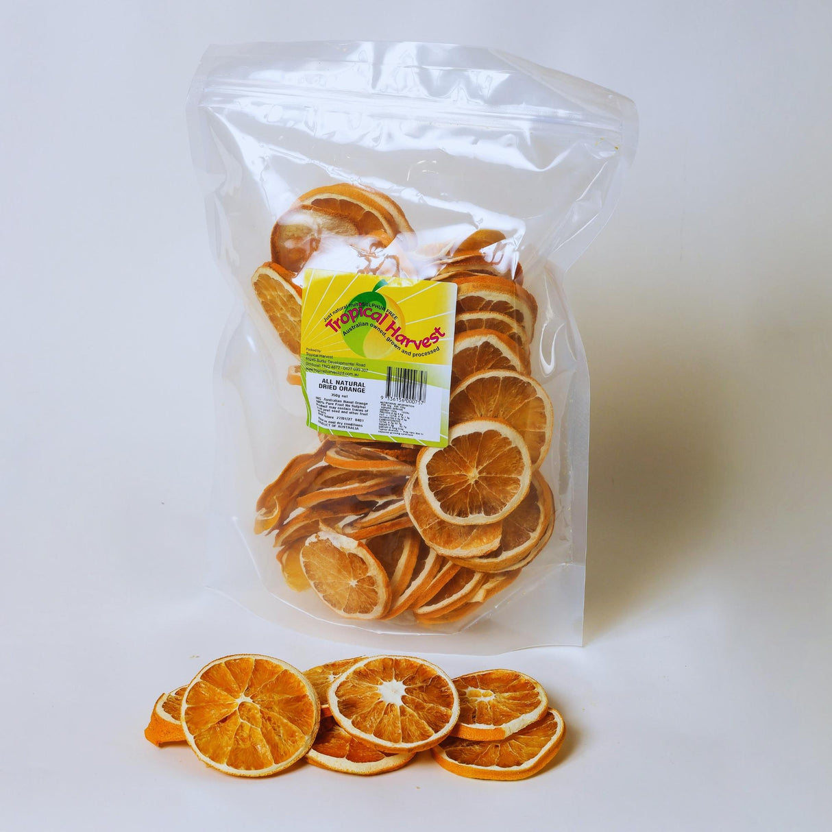350g pack of dried orange slices ideal for frequent use and entertaining