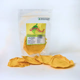 150g pack of Green Australian dried mango with pale firm slices displayed on a white background.