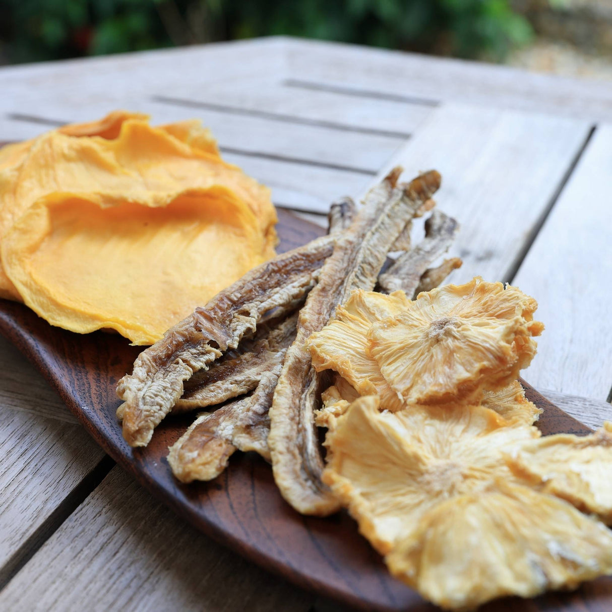 Close up of high quality dried fruit showing texture and natural ingredients used in personalised mixes