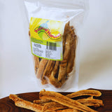 570g pack of Australian dried banana with lime, naturally sweet banana balanced with a light citrus flavour