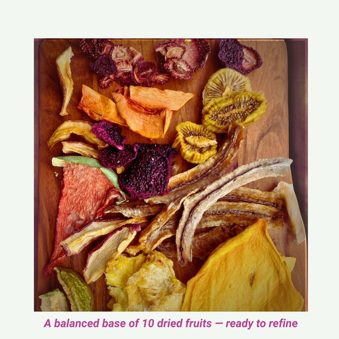 Signature base of 10 dried fruits used in Mix & Match dried fruit before customisation