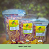 Mix and Match dried fruit size options 200g, 500g and 1kg resealable bags.