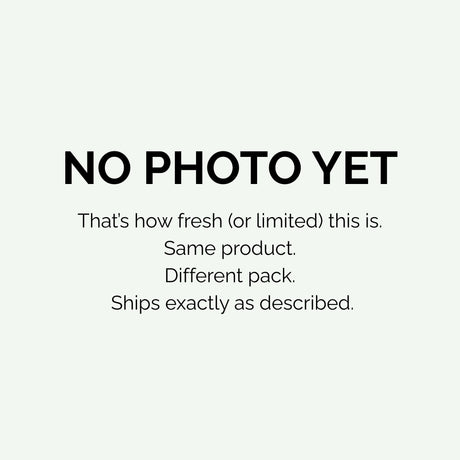 Placeholder image with text saying “No Photo Yet – That’s how fresh (or limited) this is. Same product. Different pack. Ships exactly as described.