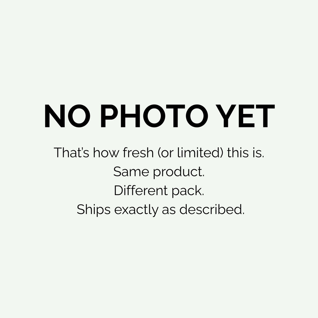 Placeholder image with text saying “No Photo Yet – That’s how fresh (or limited) this is. Same product. Different pack. Ships exactly as described.